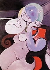 Nude Woman in a Red Armchair　1932年