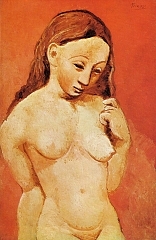Nude against a Red Background　1906年