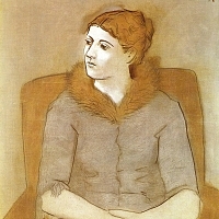 Portrait of Olga　1923年
