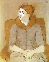 Portrait of Olga　1923年