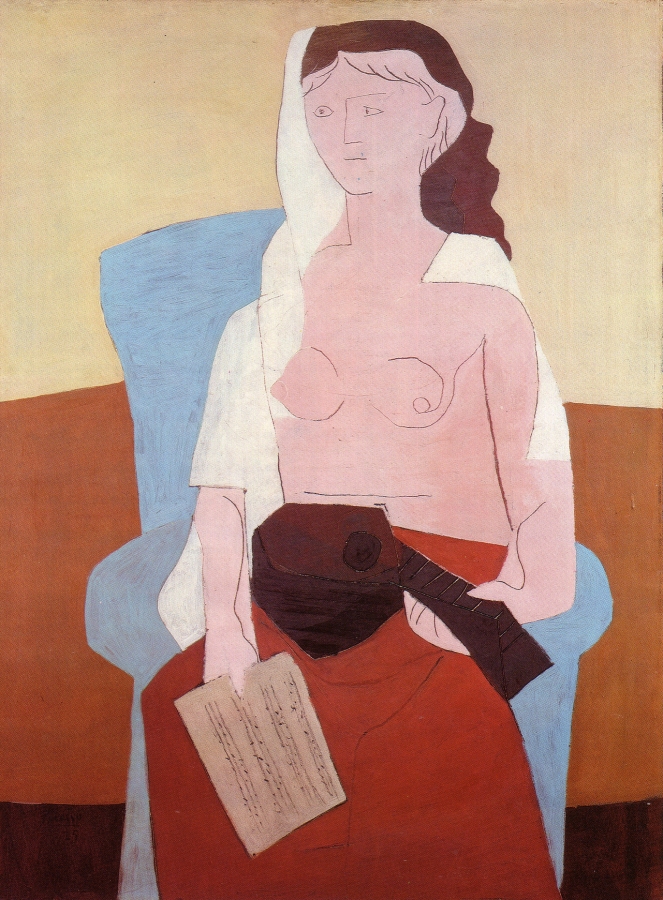 Woman with a Mandolin　1925年