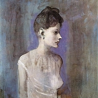 Woman in a Chemise　1905年