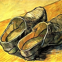 A Pair of Leather Clogs