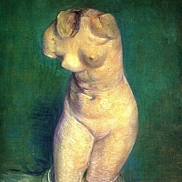 Plaster Statuette of a Female Torso 6