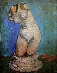 Plaster Statuette of a Female Torso 8