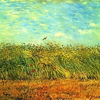 Wheat Field with a Lark